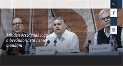 Desktop Screenshot of miniszterelnok.hu